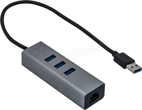 Photo de Hub USB 3.0 I-Tec 3 ports + RJ45