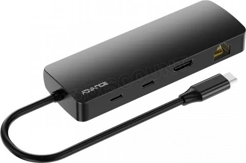Photo de Hub USB-C Advance XPand Smart - 8 ports (Noir)