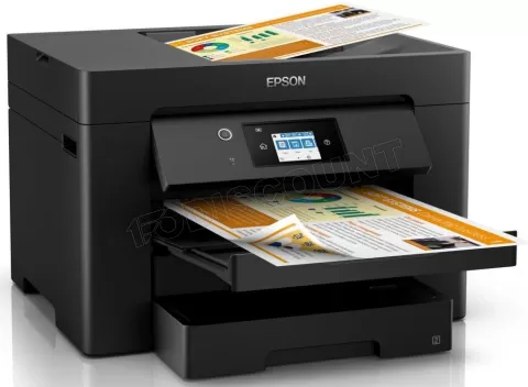 Photo de Imprimante A3 Multifonction 4en1 Epson WorkForce WF-7835DTWF (Noir)