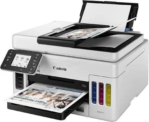 Photo de Imprimante Multifonction 3en1 Canon Maxify MegaTank GX6150 (Blanc)