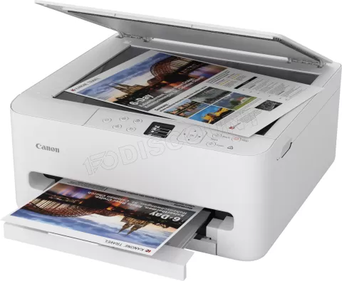 Photo de Imprimante Multifonction 3en1 Canon Pixma TS6550i (Blanc)