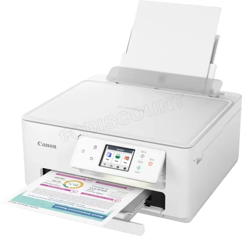 Photo de Imprimante Multifonction 3en1 Canon Pixma TS7650i (Blanc)