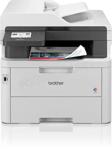 Photo de Imprimante Multifonction 4en1 Brother MFC-L3760CDW (Blanc)