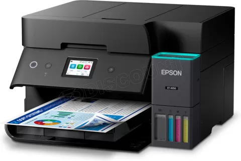 Photo de Imprimante Multifonction 4en1 Epson EcoTank ET-4950 (Noir)