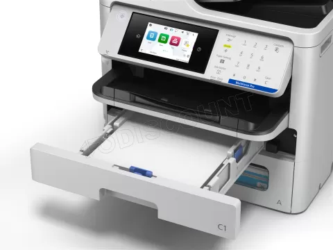 Photo de Imprimante multifonction 4en1 Epson WorkForce Pro EM-C800RDWF (Blanc)
