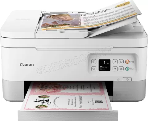 Photo de Imprimante Photo Multifonction Canon Pixma TS7451A (Blanc)