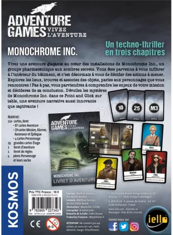 Photo de Jeu - Adventure Games : Monochrome