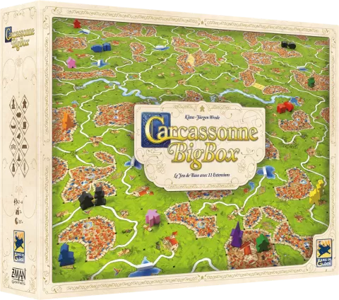 Photo de Jeu - Carcassonne : Big Box (V.3.1) 2025 (Fr)