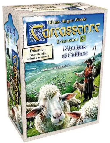 Photo de Jeu - Carcassonne : Moutons et Collines (Extension)