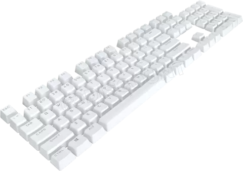 Photo de Jeu de 105 touches pour clavier Corsair PBT Double-Shot Pro (Blanc) AZERTY