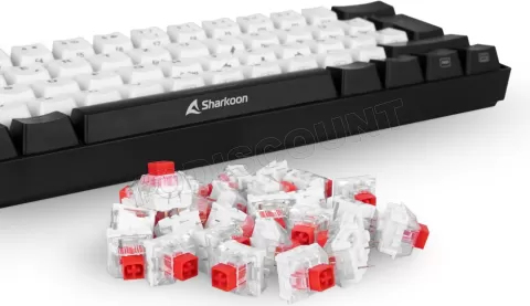 Photo de Jeu de 35 Switchs pour clavier mécanique Sharkoon Kailh Box Red