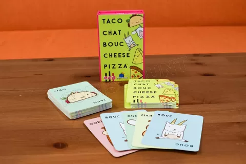 Photo de Jeu de Cartes - Taco Chat Bouc Cheese Pizza