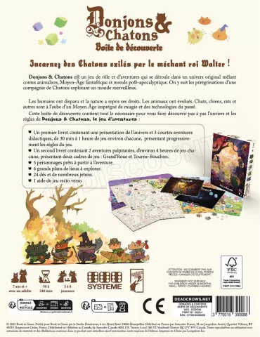 Photo de Jeu de Rôle : Donjons & Chatons : Boîte de Découverte