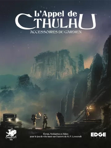 Photo de Jeu de Rôle : L'Appel de Cthulhu - Les Accessoires du Gardien (Ecran et Scenarios)