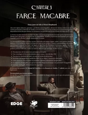Photo de Jeu de Rôle : L'Appel de Cthulhu - Livre La face Macabre