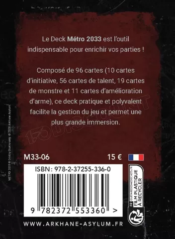 Photo de Jeu de Rôle : Metro 2033 -  Deck de Base