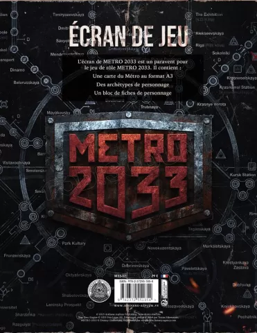 Photo de Jeu de Rôle : Metro 2033 -  Ecran Du Maître