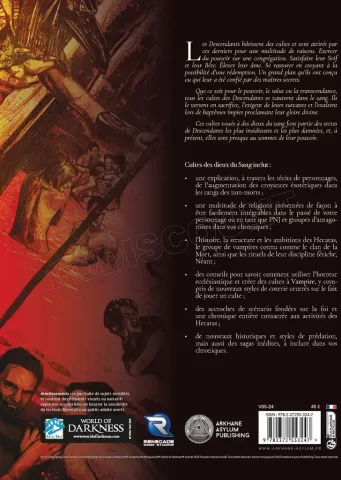 Photo de Jeu de Rôle : Vampire la Mascarade - Livre V5 : Culte des Dieux du Sang