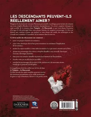Photo de Jeu de Rôle : Vampire la Mascarade - Livre V5: Un Amour Sanglant