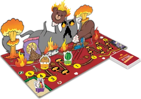 Photo de Jeu - Exploding Kittens Le Jeu de Plateau