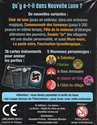 Photo de Jeu - Loups-Garous de Thiercelieux : Nouvelle Lune (Extension)