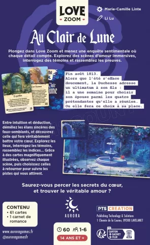 Photo de Jeu - Love Zoom : Au Clair de Lune