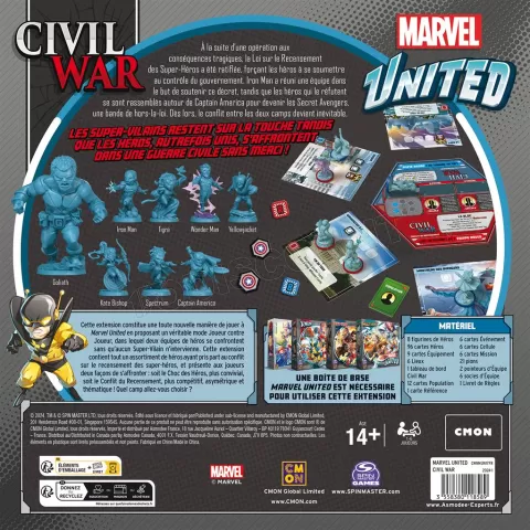 Photo de Jeu - Marvel United : Maximum Civil War