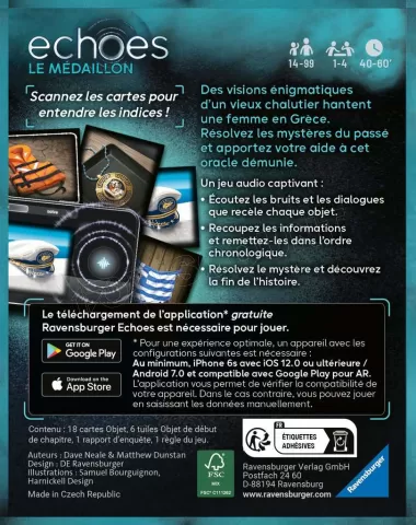 Photo de Jeu Ravensburger - Echoes : Le Médaillon