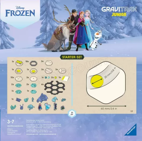 Photo de Jeu Ravensburger GraviTrax Junior : Starter Set La Reine des Neiges