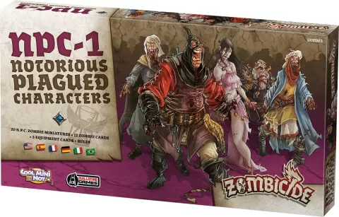 Photo de Jeu - Zombicide : Black Plague, Notorious Plagued Characters #1 (Extension)