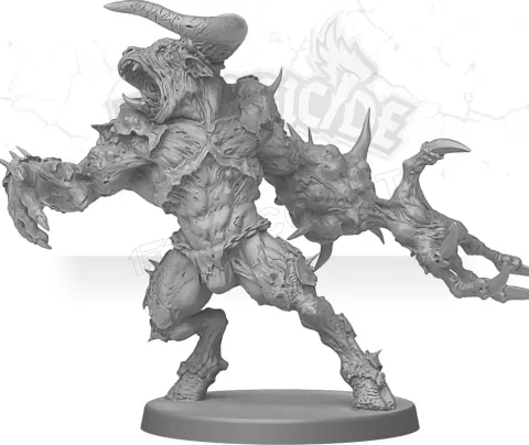 Photo de Jeu  - Zombicide Black Plague : Zombies Bosses Abomination (Pack)