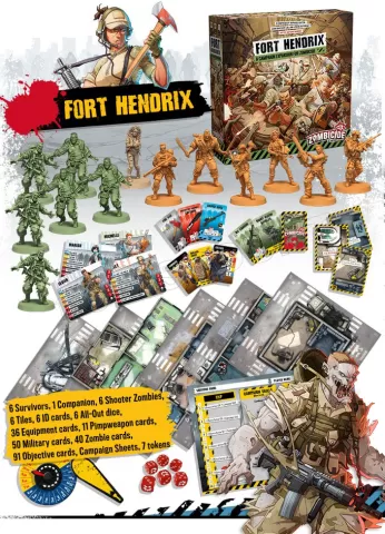 Photo de Jeu - Zombicide : Fort Hendrix (Extension)