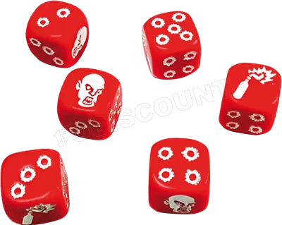 Photo de Jeu Zombicide Set de Dés Rouge