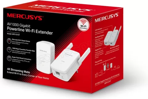 Photo de Kit 2x Adaptateurs CPL + WiFi Mercusys MP510 (ACV1000)