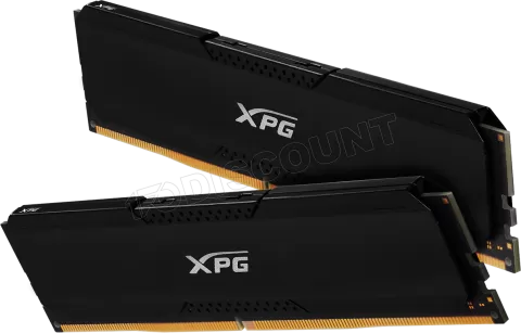 Photo de Kit Barrettes mémoire 16Go (2x8Go) DIMM DDR4 Adata XPG GammiX D20  3200Mhz (Noir)