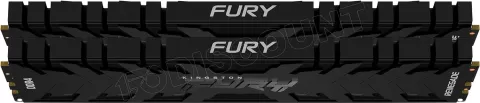 Photo de Kit Barrettes mémoire 16Go (2x8Go) DIMM DDR4 Kingston Fury Renegade  3200Mhz (Noir)