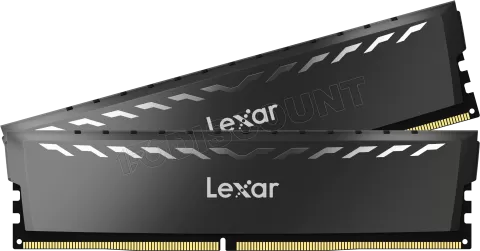 Photo de Kit Barrettes mémoire 16Go (2x8Go) DIMM DDR4 Lexar Thor 3600Mhz (Noir)