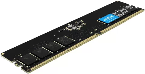 Photo de Kit Barrettes mémoire 16Go (2x8Go) DIMM DDR5 Crucial Classic 4800MHz (Noir)