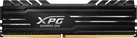 Photo de Kit Barrettes mémoire 32Go (2x16Go) DIMM DDR4 Adata XPG GammiX D10  3200Mhz (Noir)