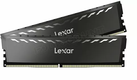 Photo de Kit Barrettes mémoire 32Go (2x16Go) DIMM DDR4 Lexar Thor  3200Mhz (Noir)