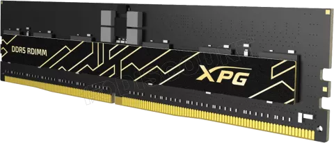 Photo de Kit Barrettes mémoire 32Go (2x16Go) DIMM DDR5 Adata XPG AICore 7200MHz ECC Registered (Noir)