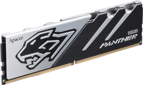 Photo de Kit Barrettes mémoire 32Go (2x16Go) DIMM DDR5 Apacer Panther 5200MHz (Noir/Argent)