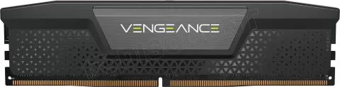 Photo de Kit Barrettes mémoire 32Go (2x16Go) DIMM DDR5 Corsair Vengeance 6000MHz CL38 (Noir)