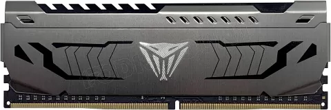 Photo de Kit Barrettes mémoire 8Go (2x4Go) DIMM DDR4 Patriot Viper Steel  3200Mhz (Noir)