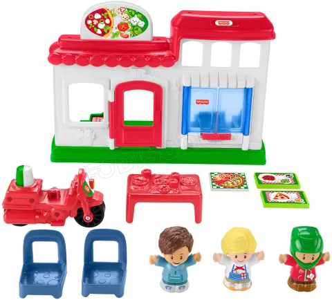 Photo de Kit de jeu Fisher-Price Little People ma petite Pizzeria