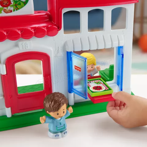 Photo de Kit de jeu Fisher-Price Little People ma petite Pizzeria