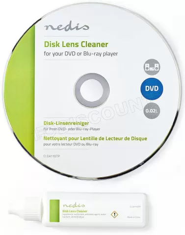 Photo de Kit de nettoyage Nedis pour lecteurs CD et DVD