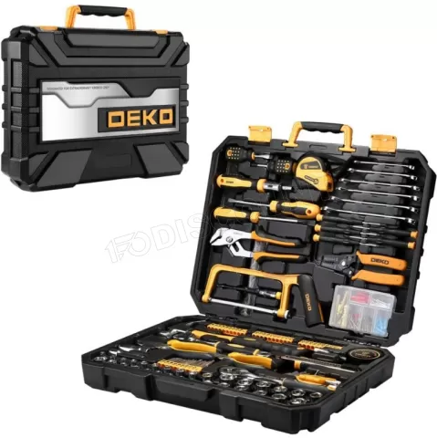 Photo de Kit d'outils automobile Deko DKMT198 - 198 pièces