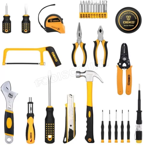 Photo de Kit d'outils automobile Deko DKMT198 - 198 pièces