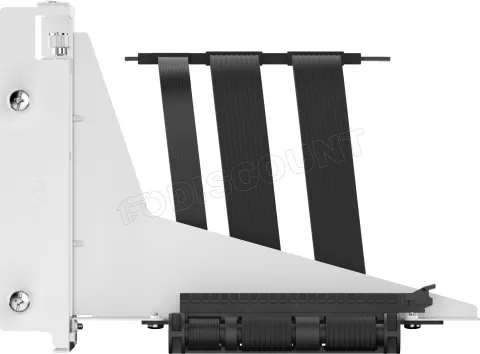 Photo de Kit Riser PCIe 4.0 16X Fractal Design Flex 2 avec support vertical et nappe 20cm (Blanc)